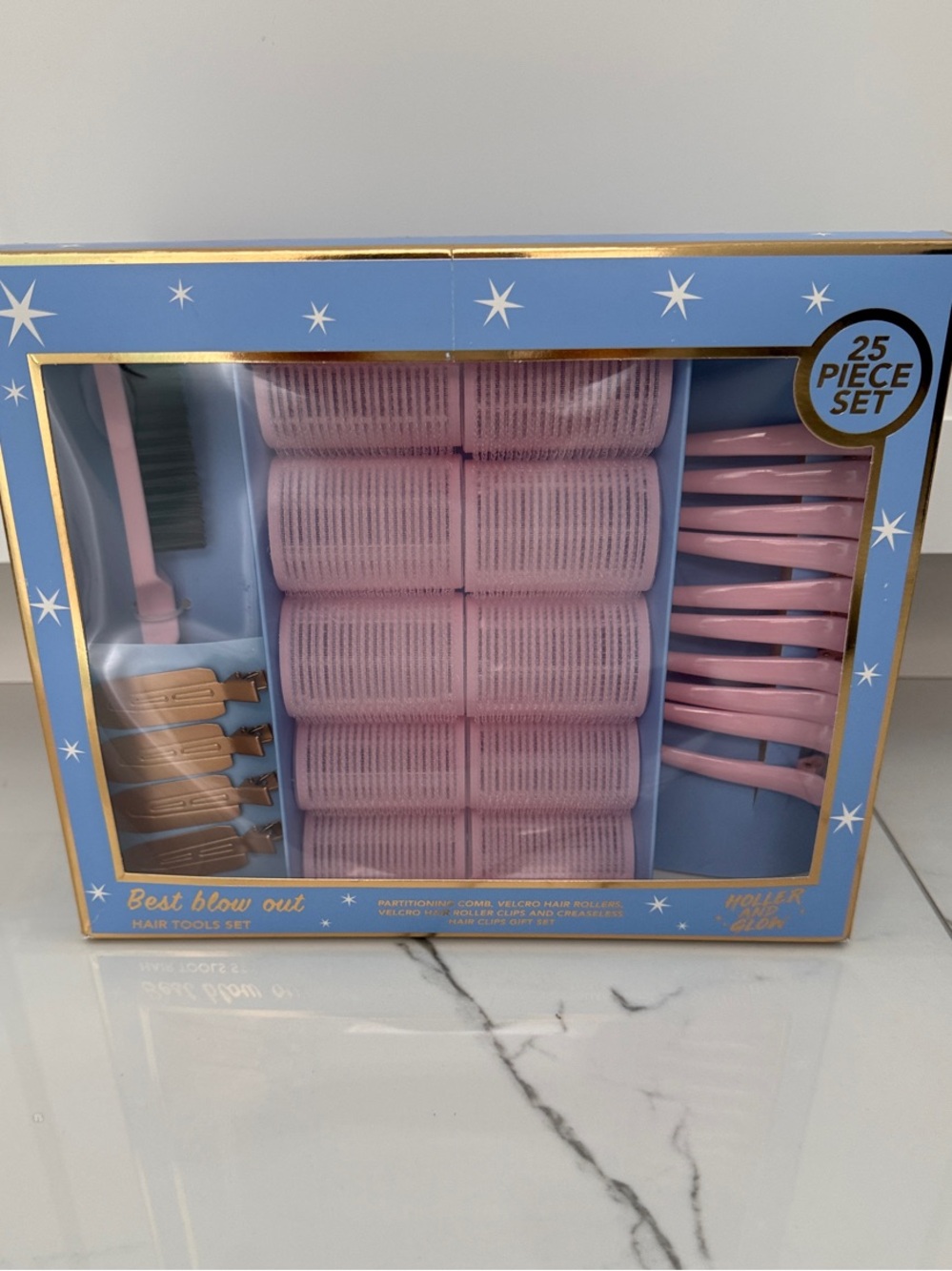 25-Piece Hair Styling Set - Pink